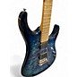 Used Sterling by Music Man JP150 Trans Blue Solid Body Electric Guitar