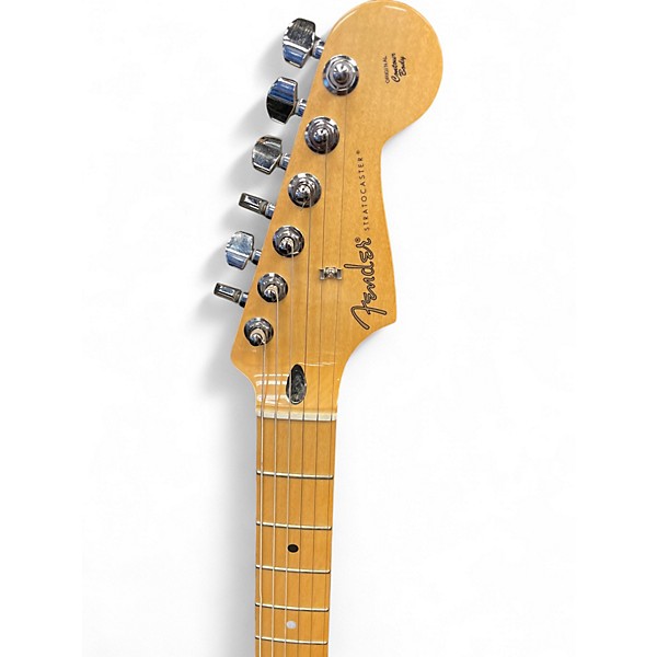 Used Fender Player Stratocaster Black Solid Body Electric Guitar