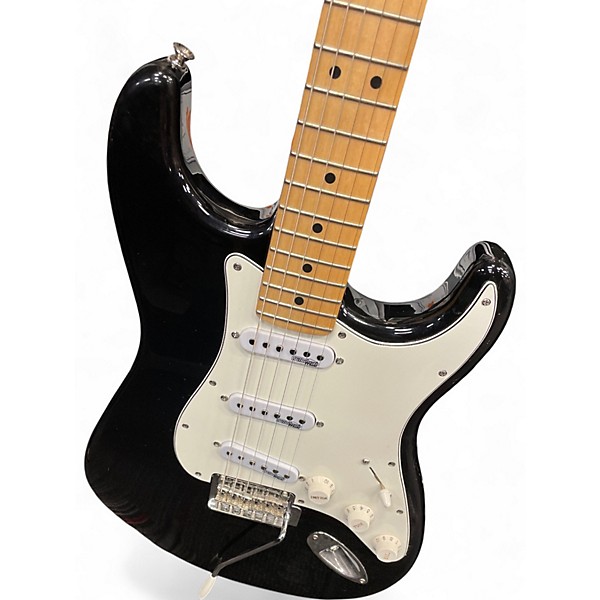 Used Fender Player Stratocaster Black Solid Body Electric Guitar