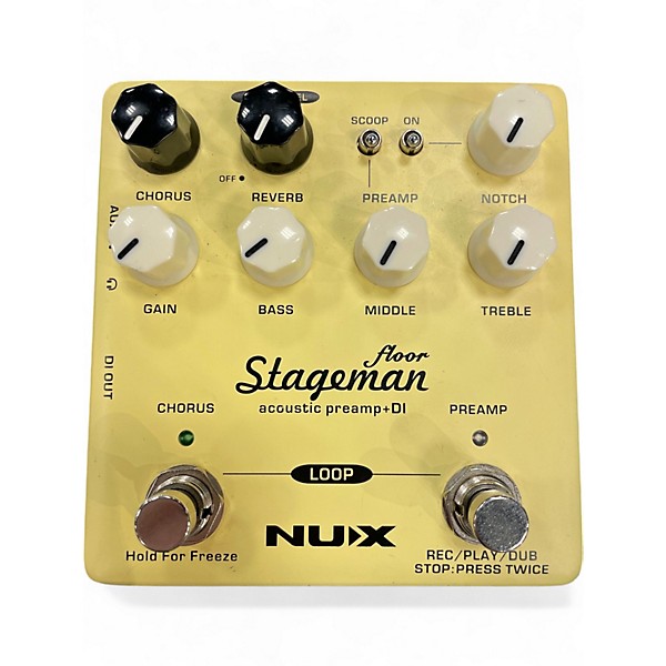 Used NUX STAGEMAN FLOOR Guitar Preamp