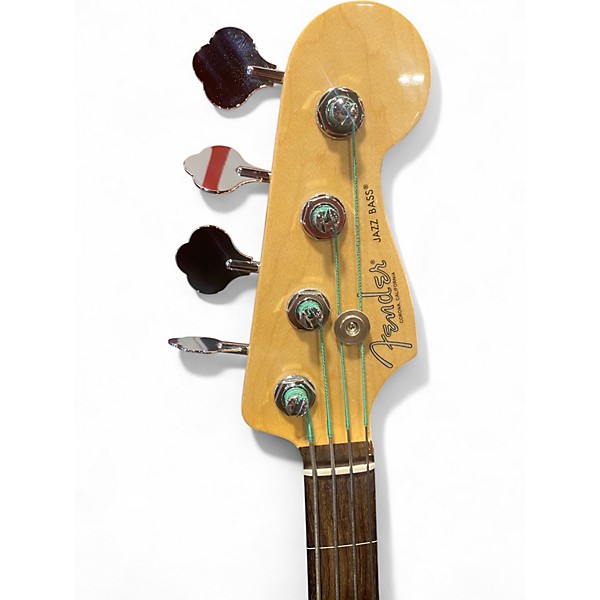 Used Fender American Professional Jazz Bass Black Electric Bass Guitar