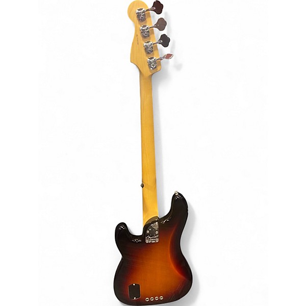 Used Fender American Elite Precision Bass 3 Color Sunburst Electric Bass Guitar