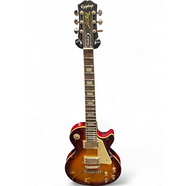 Used Epiphone Les Paul Standard 2 Color Sunburst Solid Body Electric Guitar
