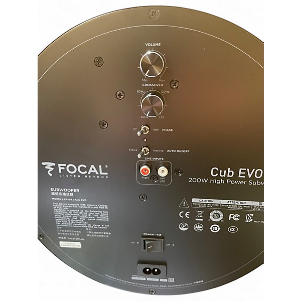 Used Focal CUB EVO Subwoofer