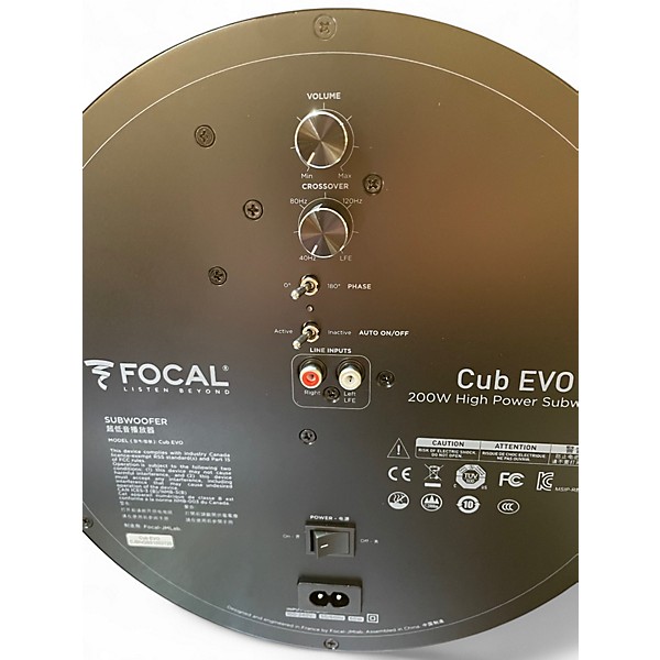 Used Focal CUB EVO Subwoofer