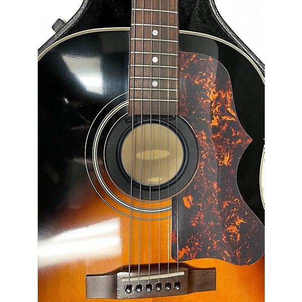 Used Epiphone CUSTOM MASTERBILT AJ45ME Tobacco Sunburst Acoustic Guitar