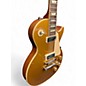 Used Gibson Les Paul Deluxe Gold Top Solid Body Electric Guitar