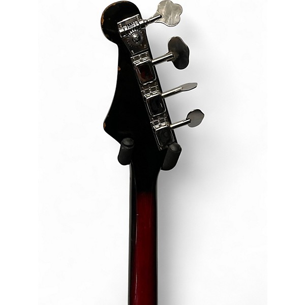 Used Kay Double Cut Sunburst Electric Bass Guitar