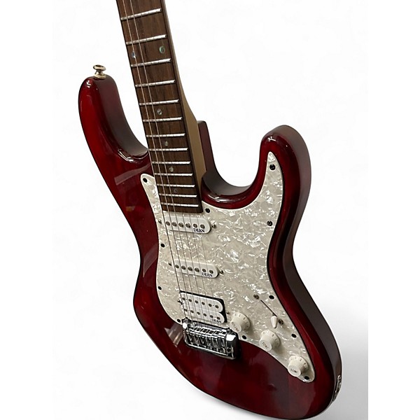 Used Dean Avalanche Crimson Red Trans Solid Body Electric Guitar