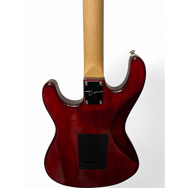 Used Dean Avalanche Crimson Red Trans Solid Body Electric Guitar