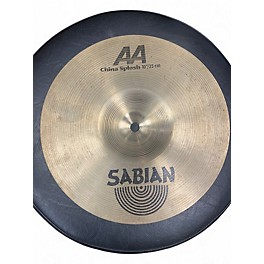 Used SABIAN 10in AA China Splash Brilliant Cymbal