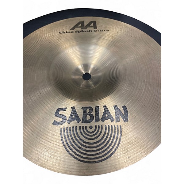Used SABIAN 10in AA China Splash Brilliant Cymbal