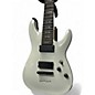 Used Schecter Guitar Research Demon 7 String Ivory Solid Body Electric Guitar