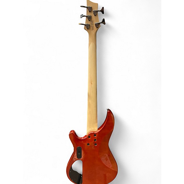Used Mitchell MB305 5 String QUILTED HONEY BURST Electric Bass Guitar