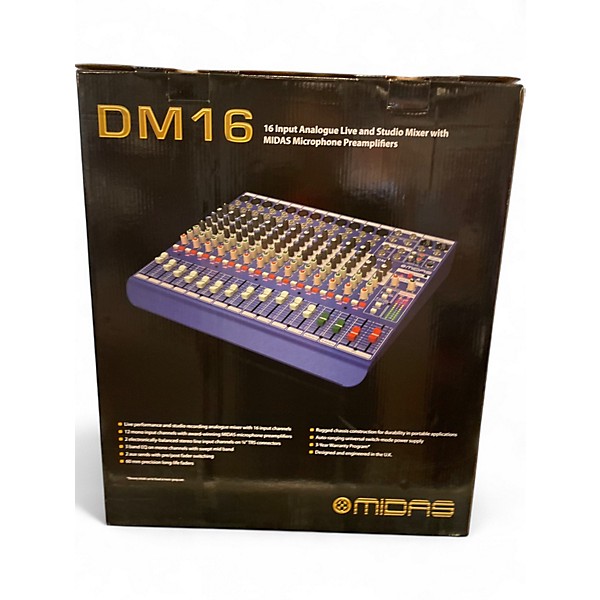 Used Midas DM16 Unpowered Mixer