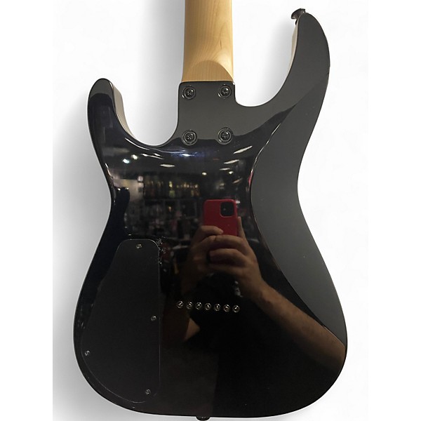 Used Jackson JS22-7 Dinky 7 String black Solid Body Electric Guitar