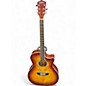 Used Washburn Deep Forest Burl Amber fade Acoustic Electric Guitar thumbnail