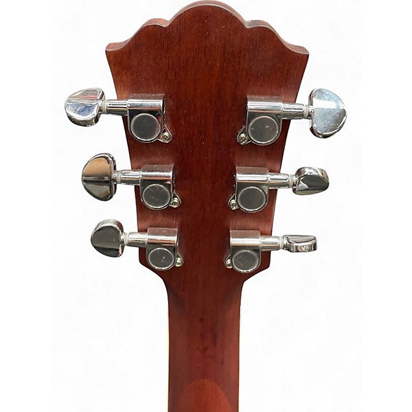 Used Washburn Deep Forest Burl Amber fade Acoustic Electric Guitar