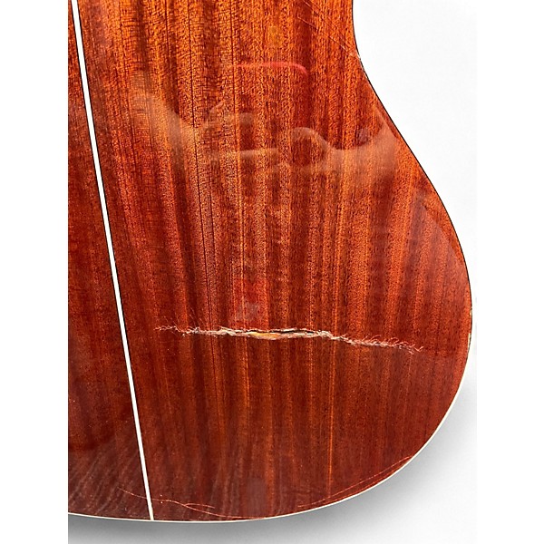 Used Washburn Deep Forest Burl Amber fade Acoustic Electric Guitar