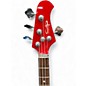 Used OLP MM2 Crimson Red Trans Electric Bass Guitar