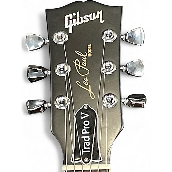 Used Gibson Les Paul Traditional Pro V Sunburst Solid Body Electric Guitar