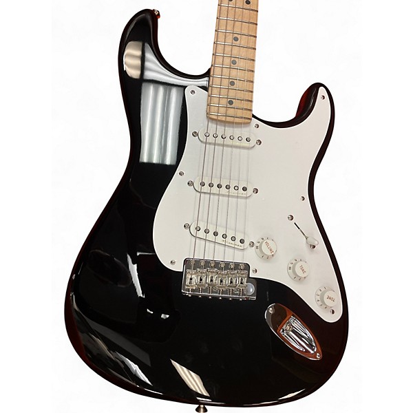 Used 2019 Fender Artist Series Eric Clapton Stratocaster Black Solid Body Electric Guitar