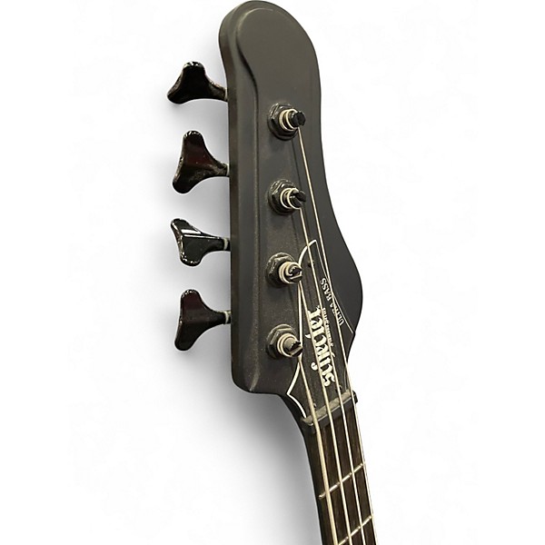 Used Schecter Guitar Research Ultra Bass Black Solid Body Electric Guitar