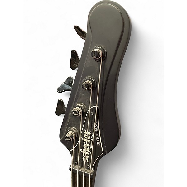 Used Schecter Guitar Research Ultra Bass Black Solid Body Electric Guitar