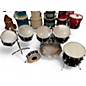 Used Pearl 7 Piece all maple/ carbon fiber black Drum Kit thumbnail