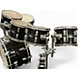 Used Pearl 7 Piece all maple/ carbon fiber black Drum Kit
