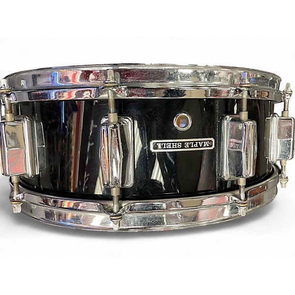 Used Pearl 7 Piece all maple/ carbon fiber black Drum Kit