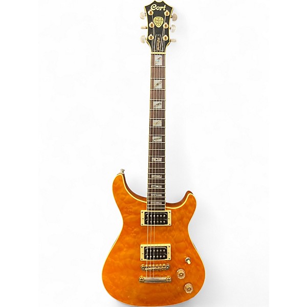 Used Cort MGM2129 Amber Solid Body Electric Guitar,Specials : American Fashion Style Bags On Sale Used Cort MGM2129 Amber Solid Body Electric Guitar,Specials : American Fashion Style Bags On Sale