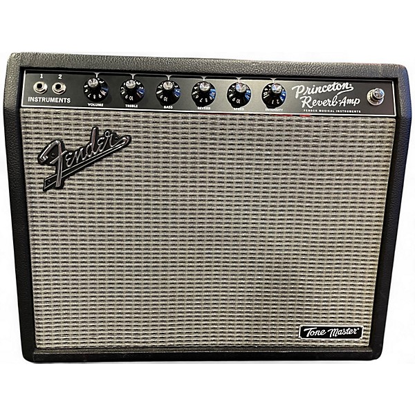 Used Fender 65 Princeton Reverb 1x10 15W Tube Guitar Combo Amp