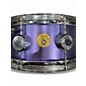 Used Hayman 14X5.5 VIBRASONIC SNARE DRUM Purple Drum