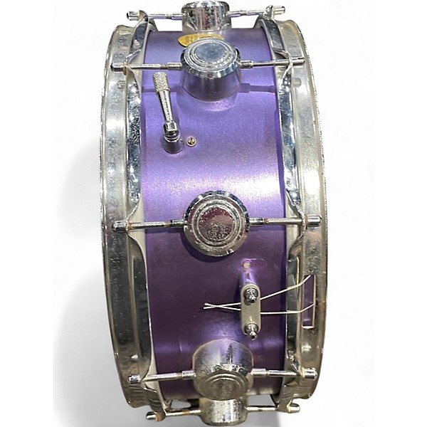 Used Hayman 14X5.5 VIBRASONIC SNARE DRUM Purple Drum