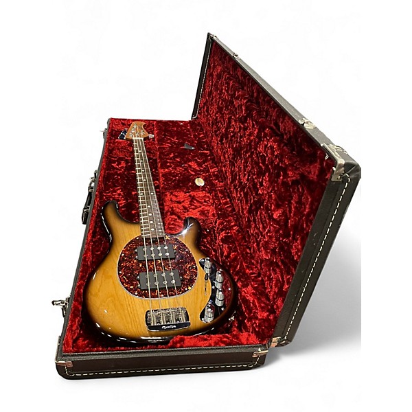 Used Ernie Ball Music Man Stingray HH 4 String BURNT ENDS Electric Bass Guitar
