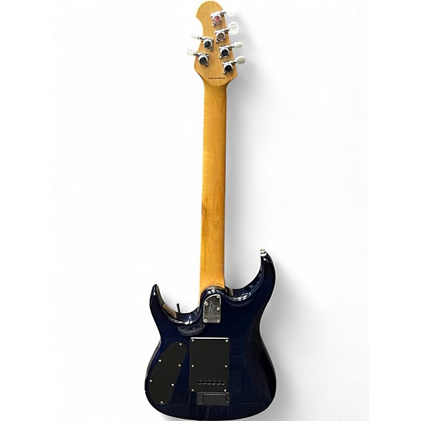 Used Sterling by Music Man JP150 Cerulean Blue Solid Body Electric Guitar