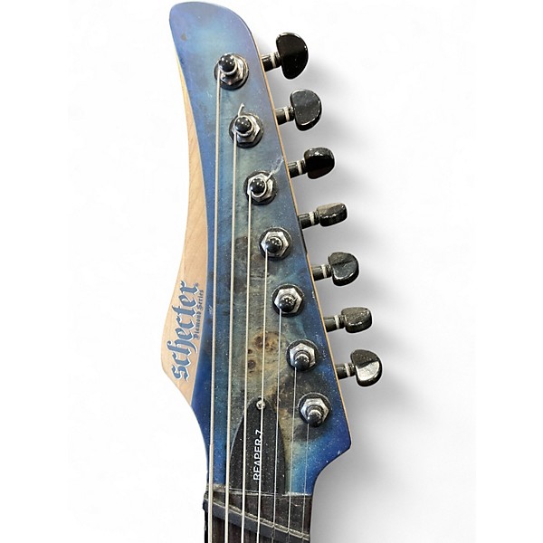 Used Schecter Guitar Research reaper-7 Antigua Solid Body Electric Guitar