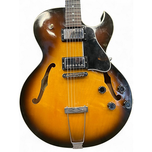 Used Gibson ES135 Tobacco Sunburst Hollow Body Electric Guitar
