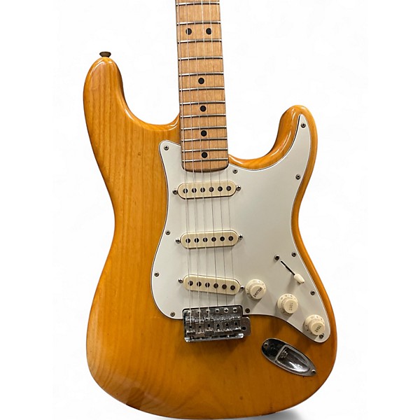 Vintage 1970s Fender American Standard Stratocaster Natural Solid Body Electric Guitar