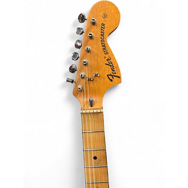 Vintage 1970s Fender American Standard Stratocaster Natural Solid Body Electric Guitar