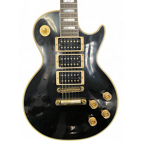 Used Gibson Peter Frampton "Phenix" Les Paul Custom Black Solid Body Electric Guitar
