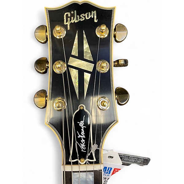 Used Gibson Peter Frampton "Phenix" Les Paul Custom Black Solid Body Electric Guitar