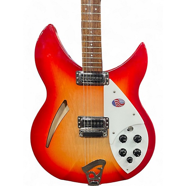 Used Rickenbacker 330 2 Color Sunburst Hollow Body Electric Guitar