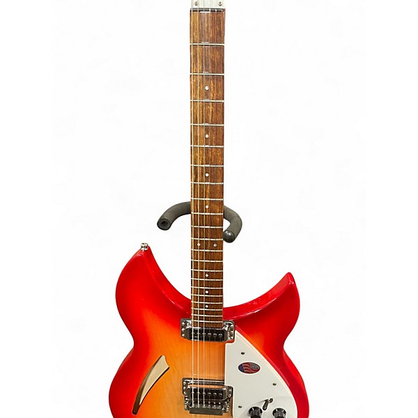 Used Rickenbacker 330 2 Color Sunburst Hollow Body Electric Guitar
