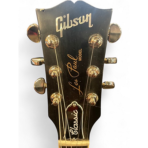 Used Gibson Les Paul Classic Blue Solid Body Electric Guitar