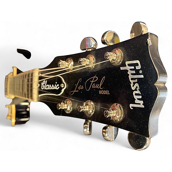 Used Gibson Les Paul Classic Blue Solid Body Electric Guitar