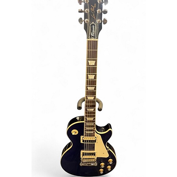 Used Gibson Les Paul Classic Blue Solid Body Electric Guitar