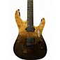 Used ESP LTD M-1000HT Natural Burl Solid Body Electric Guitar