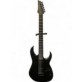 Used Ibanez RGRTBB21 Iron Label Black Baritone Guitars